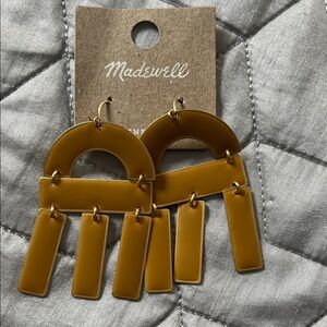 Madewell Ochre Arch Dangle Earrings